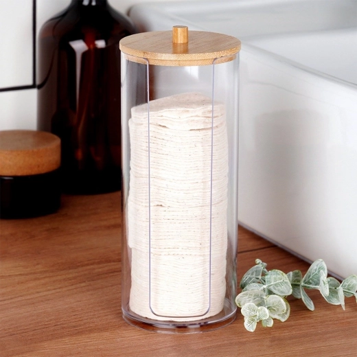 Capac din bambus natural împotriva prafului