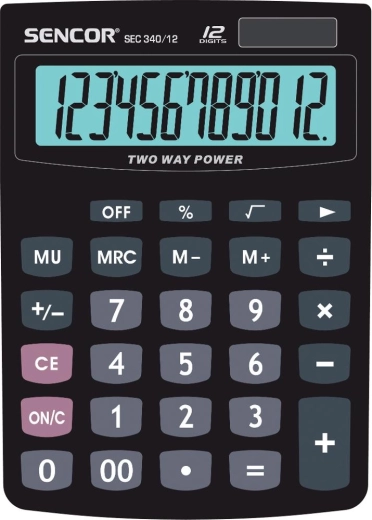 Calculator de birou Sencor SEC 340/12 Dual
