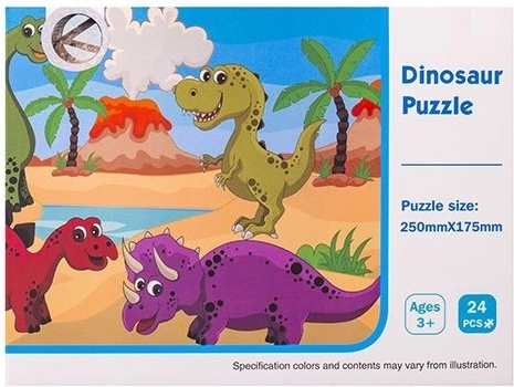 Puzzle cu dinozauri pentru copii – 24 de piese