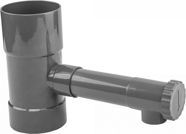 Colector de apă pluvială cu ventil de reglare 100 mm