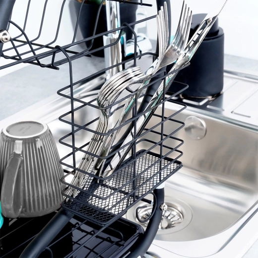 Suporturi practice și coș pentru tacâmuri