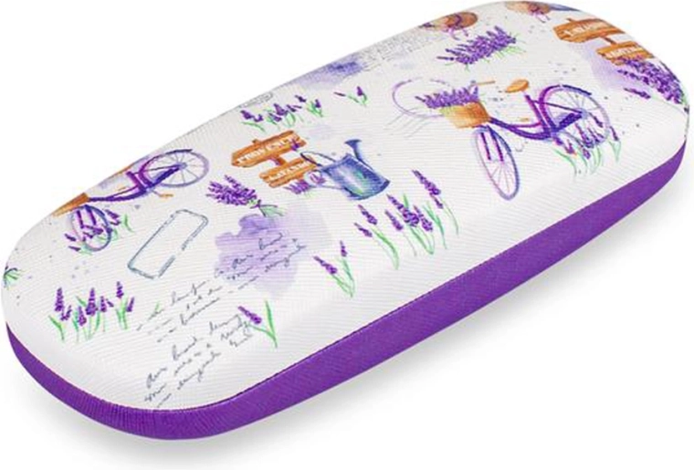 Etui pentru ochelari Lavandă nouă 16,5 × 6,5 cm