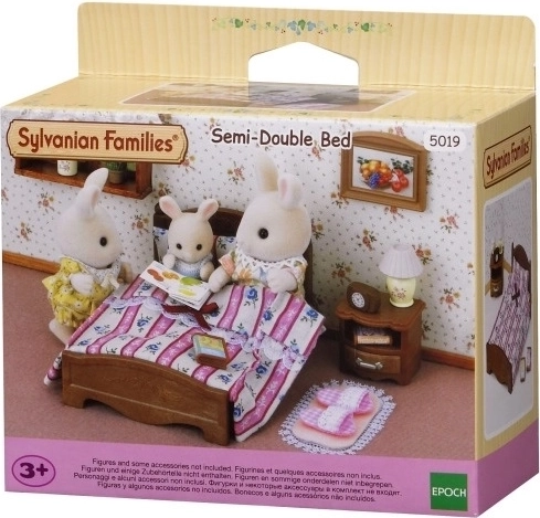 Pat dublu cu noptieră SYLVANIAN FAMILIES