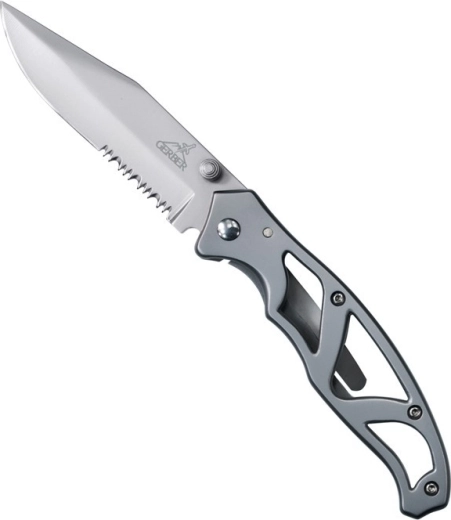 Gerber Paraframe I Serrated cuțit de buzunar 7,5 cm complet metalic