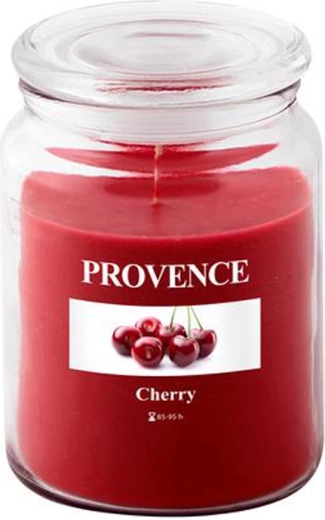 Lumânare parfumată în pahar PROVENCE cireș 95 ore