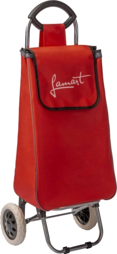 Geantă de cumpărături Lamart Mana cu roți, 35 l, roșie