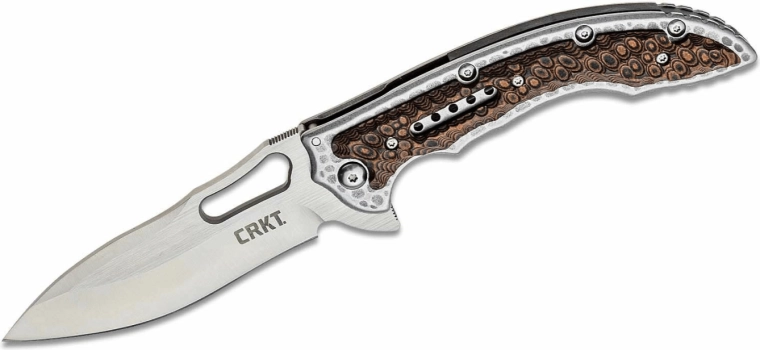 CRKT Fossil Brown cuțit de buzunar 10 cm