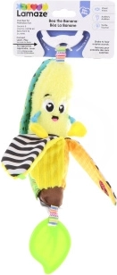 Lamaze prima mea banană – jucărie senzorială și inel de dentiție pentru bebeluși