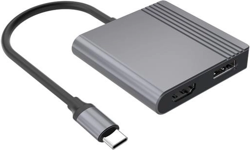 Adaptor USB‑C la HDMI și DisplayPort 4K 60 Hz, negru