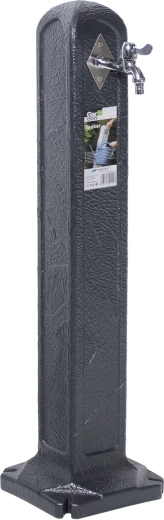 Stâlp de apă pentru grădină, antracit, 90 cm, cu robinet cu manetă