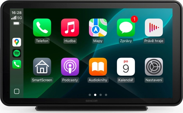 Cameră de marșarier cu ecran 7" și Apple CarPlay/Android Auto wireless SCT M760