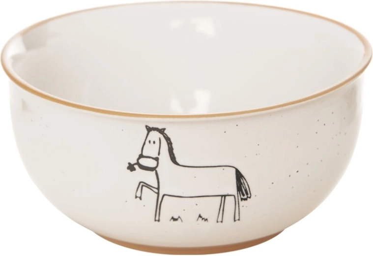 Bol ceramic Statek cu motiv de cal 13,5 cm