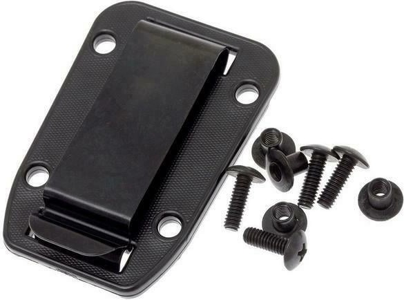 Cleme de curea ESEE Candiru – placă clip neagră