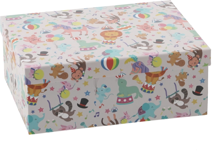 Cutie cadou cu motiv de animale 35,8 × 28,7 × 13,8 cm