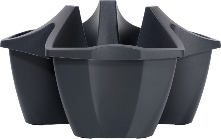 Ghiveci Crown 48 cm antracit