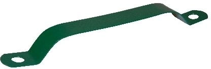 Colier pentru stâlp 48 mm verde, galvanizat și PVC