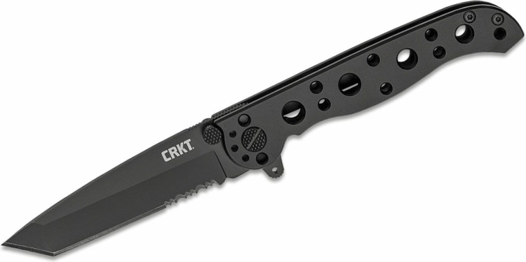 CRKT M16-10KS cuțit tactic pliabil 7,6 cm, complet negru, oțel inoxidabil