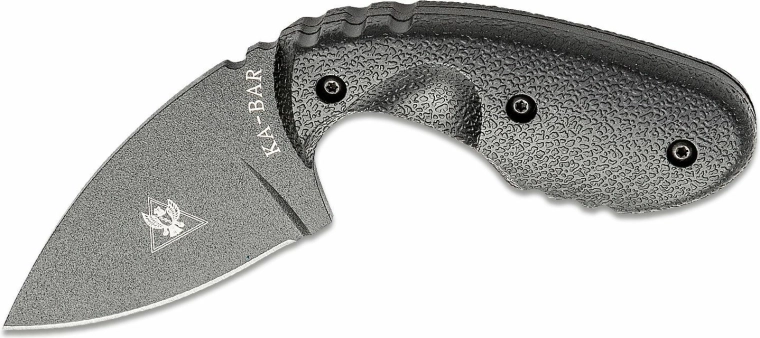 KA-BAR TDI Investigator cuțit tactic cu lamă fixă, negru, Zytel, teacă Kydex