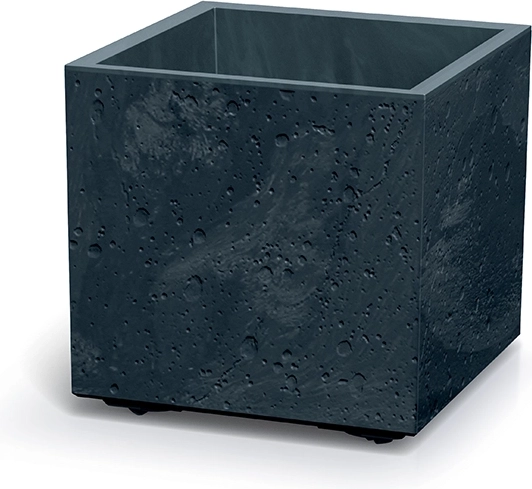 Ghiveci Sierra Square efect beton 38,5 × 38,5 cm antracit