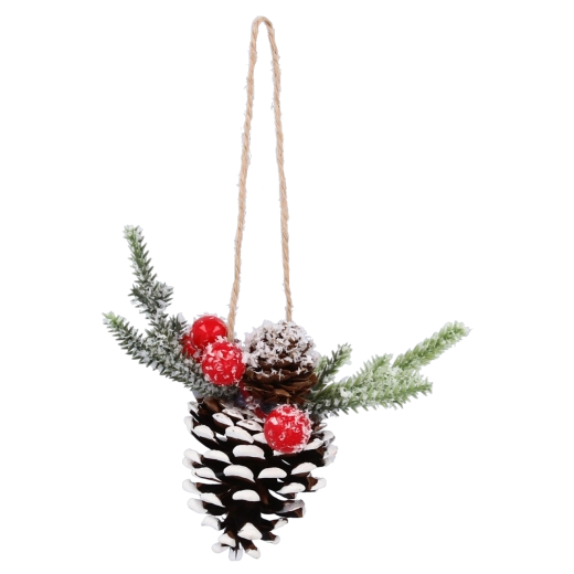 Decorațiune de Crăciun suspendată con de brad