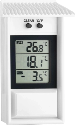 Termometru digital pentru utilizare interioară și exterioară cu funcție min/max