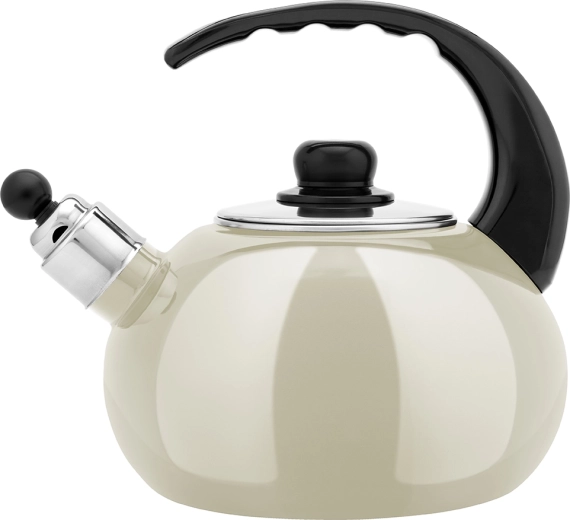 Ceainic emailat pentru aragaz 2,5 l, crem