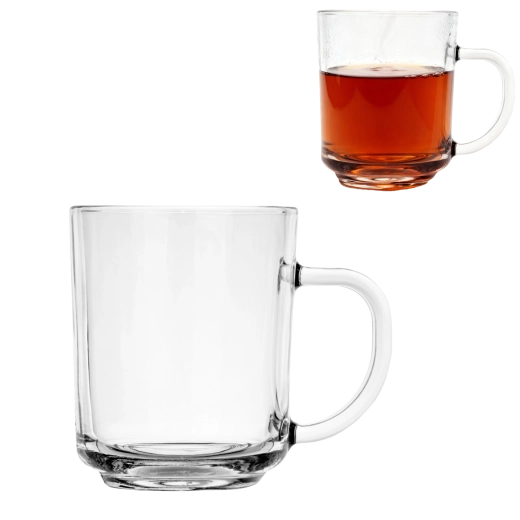 Cană de sticlă Szymek 220 ml