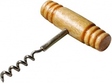 Tirbușon pentru vin cu mâner din lemn TORO