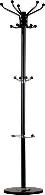 Cuier pentru haine, haine, umbrele, marmură neagră ModernHome