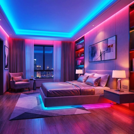 Bandă LED RGB de 3 m cu telecomandă, IP65