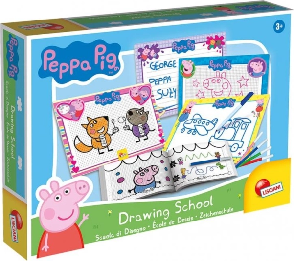 Set educațional Peppa purcelușa pentru desen