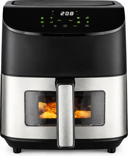 Friteuză cu aer cald (air fryer) 6 l, 1500 W, 8 programe