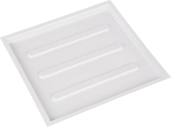 Tavă de scurgere albă Metpol 28 × 26 cm pentru suport de uscat vase