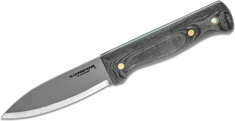 Condor Bushlore – cuțit outdoor 10,5 cm, Micarta, teacă din piele