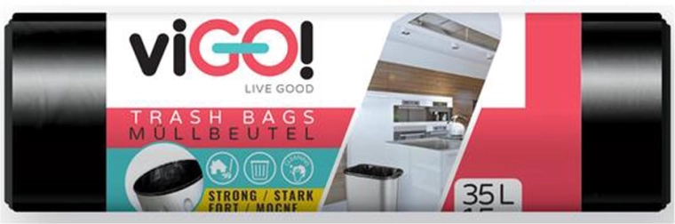 Saci menajeri 35 l VIGO, 15 buc