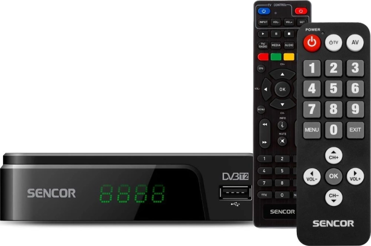 Sencor SDB 525T Senior set-top box DVB-T2