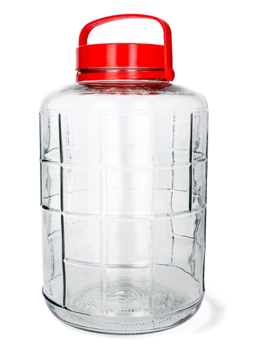 Recipient universal din sticlă 16 l cu capac din plastic