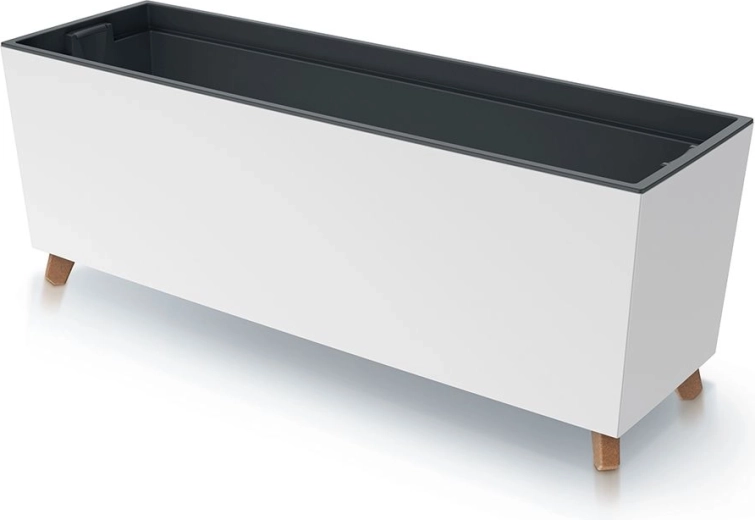 Jardiniere cu inserție 77 cm alb URBI CASE N