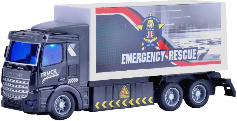 Camion cu remorcă (platformă) cu telecomandă - 1 bucată