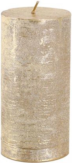 Lumânare rustică Provence aurie