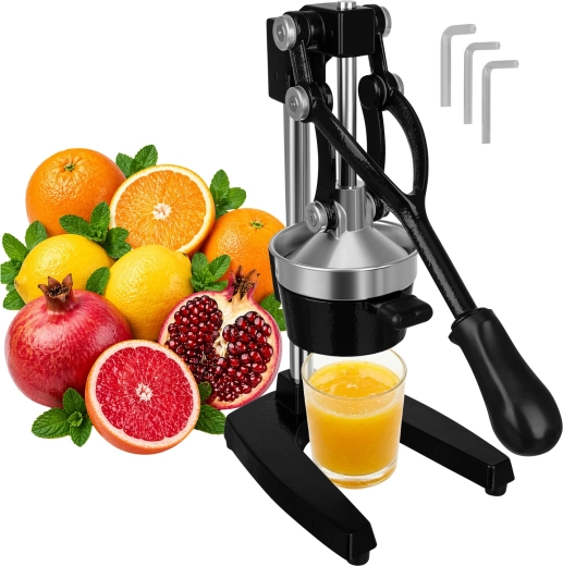 Ruhhy presă manuală cu pârghie pentru citrice și rodie 40 cm