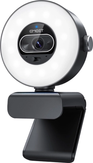 Cameră web EMEET SmartCam S600L 4K cu lumină circulară