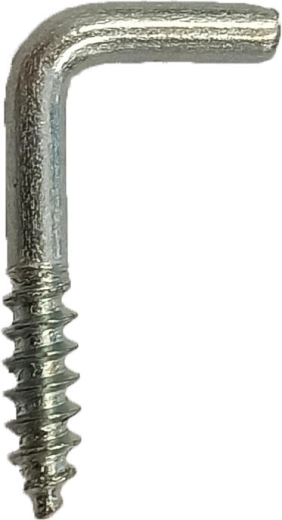 Cârlig cu filet pentru lemn 20 × 2,5 mm, galvanizat (600 buc)