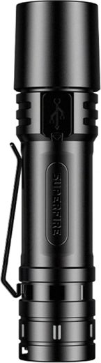 Lanternă Superfire SF05 cu încărcare USB-C 156 lm
