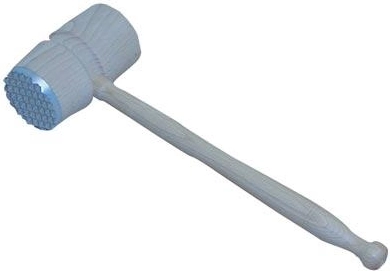 Ciocan pentru carne, o față, 27 cm, lemn și metal