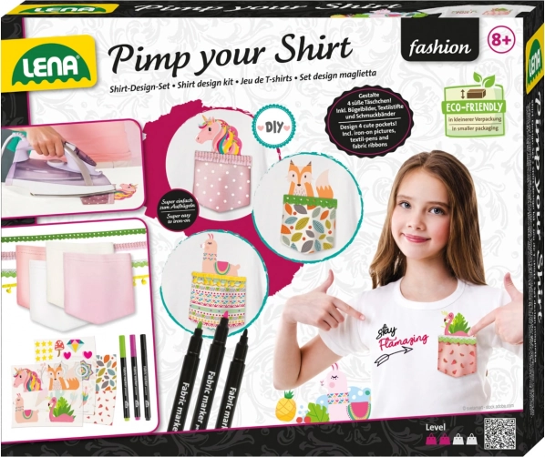 Lena Decorațiuni și tricou - set creativ pentru copii