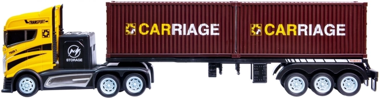 Camion cu remorcă telecomandat 1:16 - 1 bucată