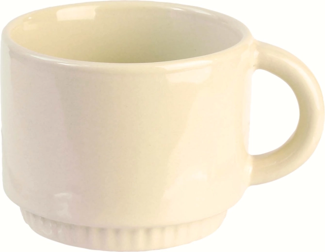 Cană ceramică 225 ml crem