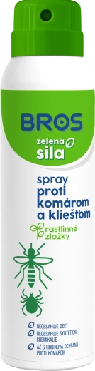 Bros Forță Verde spray împotriva țânțarilor și căpușelor 90 ml