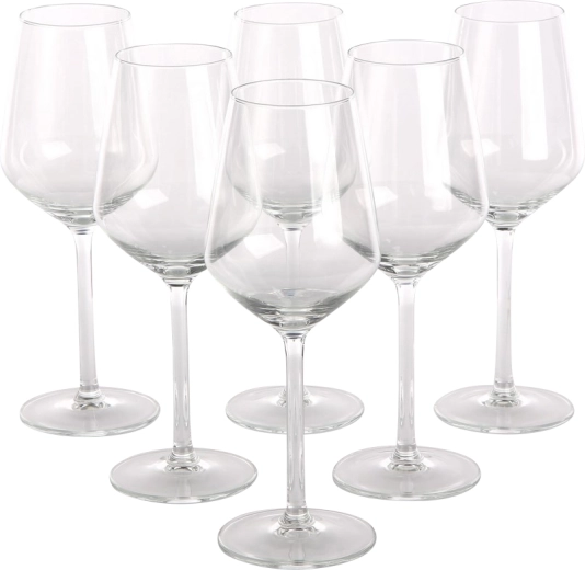 Rubin set 6 pahare pentru vin alb 370 ml